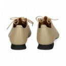 Blucher Cordones Piel Beige  CAMPER