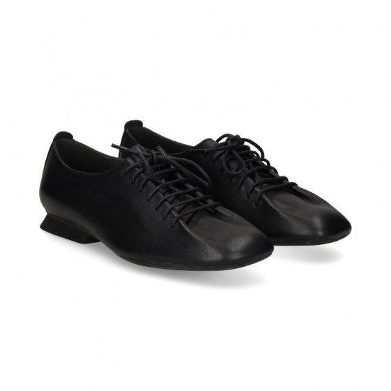 Blucher Cordones Piel Negro  CAMPER