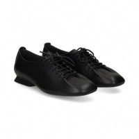 Blucher Cordones Piel Negro  CAMPER