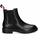 Botin Chelsea Piel Negro  CAMPER