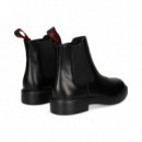 Botin Chelsea Piel Negro  CAMPER