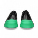 Blucher Puntera Piel Negro  CAMPER