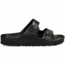 Sandalia 2 Hebillas Goma Negro  BIRKENSTOCK