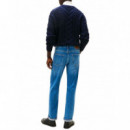 TOMMY HILFIGER - STRAIGHT DENTON STR WHILY BLUE - 1A8 - F|MW0MW41886/1A8