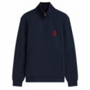 TOMMY HILFIGER - CREST GIFTING INTECHNO MOCKNECK - DW5 - F|MW0MW42855/DW5
