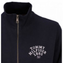 TOMMY HILFIGER - HILFIGER ARCH STAND COLLAR ZIP - DW5 - F|MW0MW41425/DW5