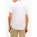 TOMMY HILFIGER - SEERSUCKER BENGAL STRIPE SHIRT - 0D1 - F|MW0MW42407/0D1