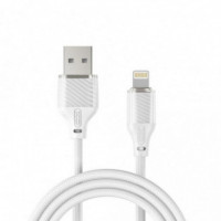 Cable de Carga 6A USB a Lightning 1 Metro Blanco XO