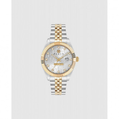 RELOJ DATE SUPERLATIVE PLATA/ORO