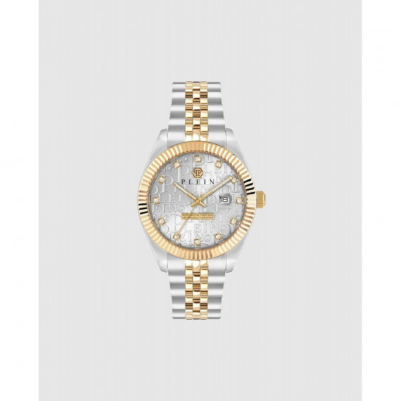 RELOJ DATE SUPERLATIVE PLATA/ORO