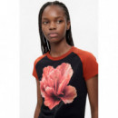 Camiseta Manga Corta Estampada de Desigual