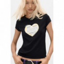 Camiseta Punto Estampada de Desigual