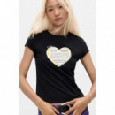 Camiseta Punto Estampada de Desigual