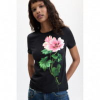 Camiseta Estampada Flores de DESIGUAL