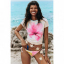 Camiseta Estampado Floral de Desigual