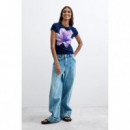 Camiseta Estampado Floral de Desigual
