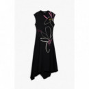 Vestido Asimétrico Floral de DESIGUAL