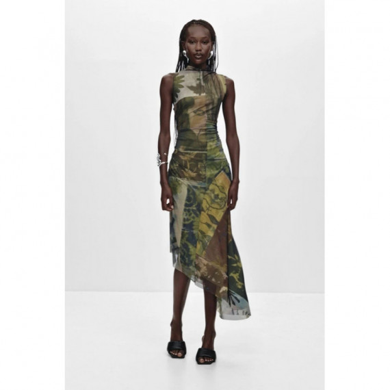 Vestido Asimétrico sin Mangas  de DESIGUAL