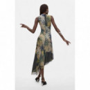 Vestido Asimétrico sin Mangas  de DESIGUAL