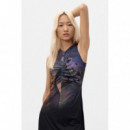 Vestido de Punto sin Mangas de DESIGUAL