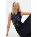 Vestido de Punto sin Mangas de DESIGUAL