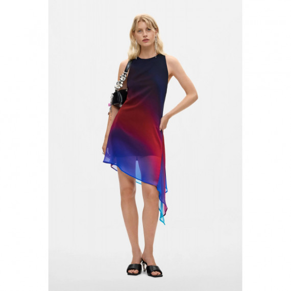 Vestido Tul Asimétrico de DESIGUAL