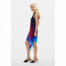 Vestido Tul Asimétrico de DESIGUAL