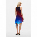 Vestido Tul Asimétrico de DESIGUAL