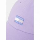Gorra Tommy Jeans Heritage lila