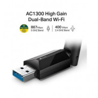 TP-LINK Adaptador Wifi USB AC1300 Archer T3U Plus con Antena USB 3.0