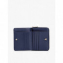 TH ICON MED ZA W/ FLAP JACQUARD BLUE MON