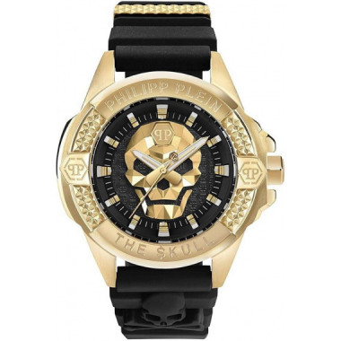RELOJ THE SKULL DORADO C/SILICONA