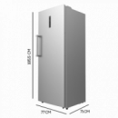 Congelador Bolero Coolmarket Uf 380 Inox 71X77X185,5 Cm  CECOTEC