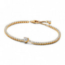 Pulsera Tenis Corazón Brillante 560041C01  PANDORA