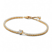 Pulsera Tenis Corazón Brillante 560041C01  PANDORA