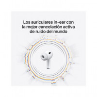 APPLE Auricular Bluetooth Airpods Pro 3 Blanco Con Estuche de Carga Inalambrica  MFHP4ZM/A