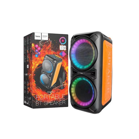 HOCO Altavoz Bluetooth Trolley Con Luces y Micro Inalambrico DS42