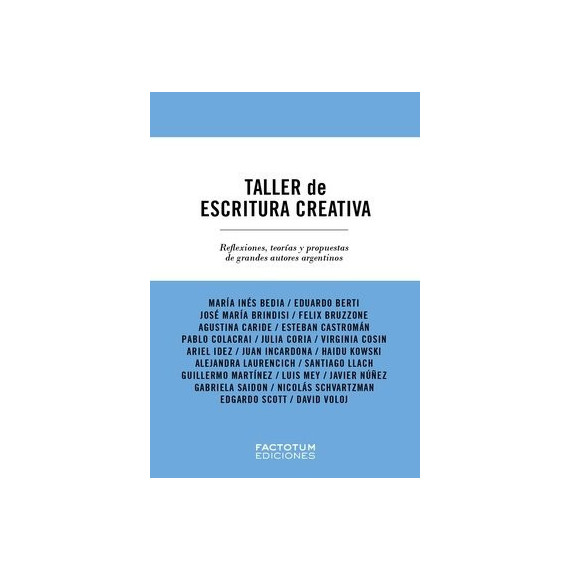 TALLER DE ESCRITURA CREATIVA