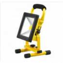 Foco Proyector Led Portatil con Bateria 10W Blanco Frio 6000K