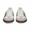Zapatilla Perlas Strass Piel Blanco  WEAR ART