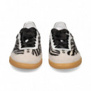 Zapatilla 3 Bandas Plata Pelo Zebra  WEAR ART