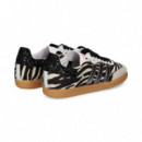 Zapatilla 3 Bandas Plata Pelo Zebra  WEAR ART