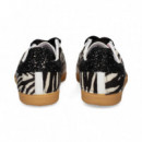 Zapatilla 3 Bandas Plata Pelo Zebra  WEAR ART