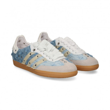 Zapatilla Tejido Jeans Celeste  WEAR ART