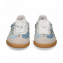 Zapatilla Tejido Jeans Celeste  WEAR ART