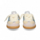 Zapatilla 3 Bandas Jeans Borrego Beige  WEAR ART