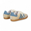 Zapatilla 3 Bandas Jeans Borrego Beige  WEAR ART