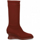 Bota Cuña Textil Burdeos  CAMPER