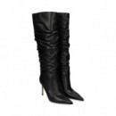 Bota Alta Piel Negro  MICHAEL KORS