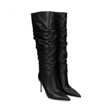 Bota Alta Piel Negro  MICHAEL KORS